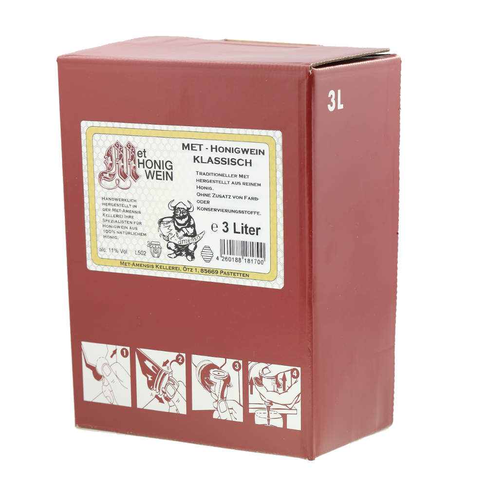 3 Liter Bag-in-Box Amensis Classic-Met
